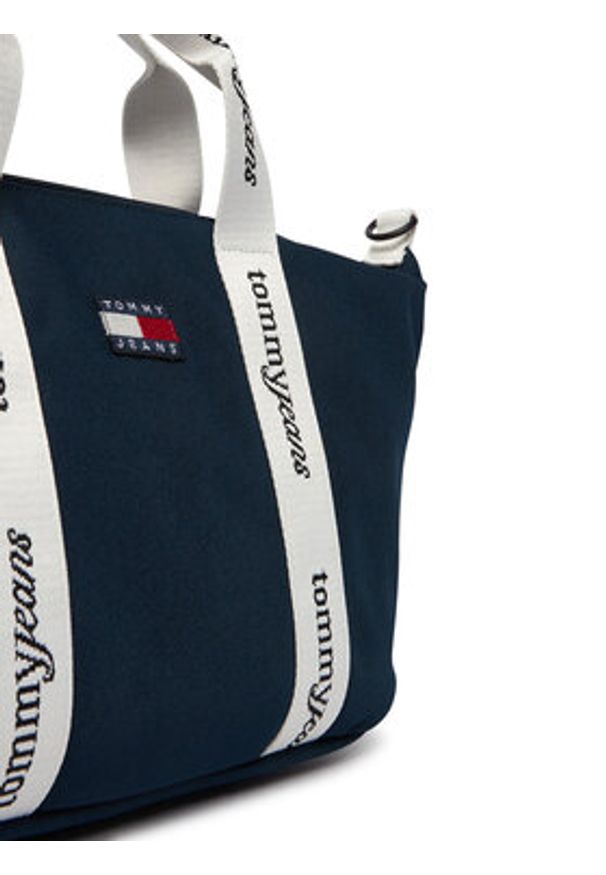 Tommy Jeans Torebka Ess Daily Mini Tote AW0AW18460 Granatowy. Kolor: niebieski