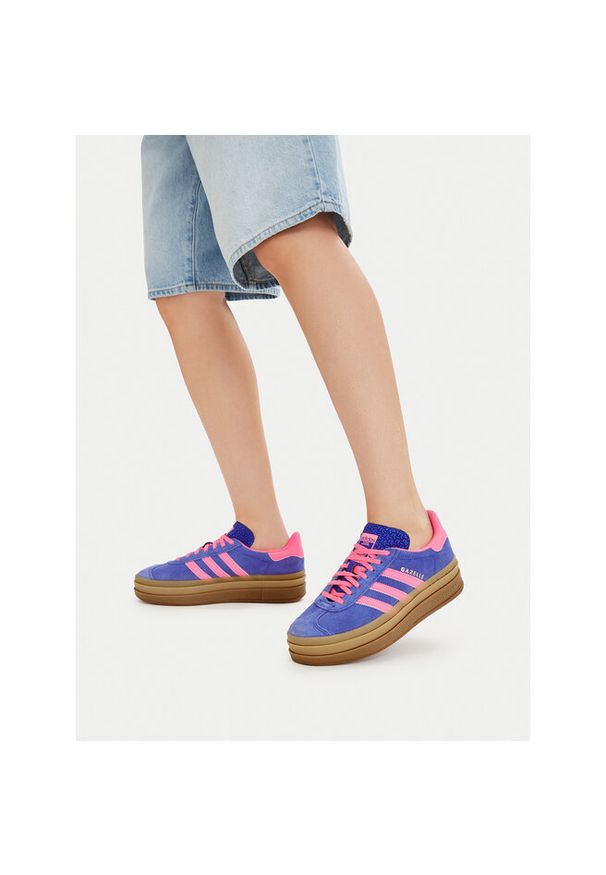 Adidas - Sneakersy adidas. Kolor: niebieski. Model: Adidas Gazelle