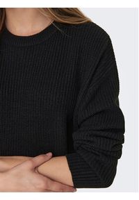 only - ONLY Sweter Malavi 15284453 Czarny Regular Fit. Kolor: czarny. Materiał: syntetyk #5