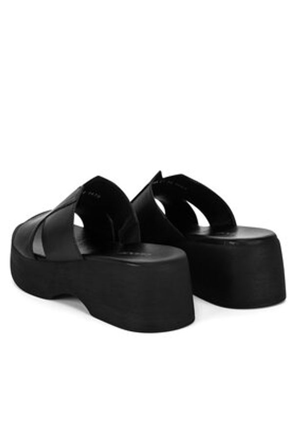 Lasocki Klapki WI23-NAGINA-01 Czarny. Kolor: czarny. Materiał: skóra