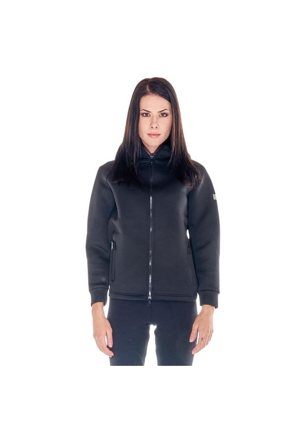LEONE 1947 APPAREL - Damska kurtka neoprenowa Leone Basic. Kolor: czarny. Materiał: nylon. Sport: turystyka piesza