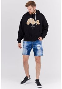 PALM ANGELS Czarna męska bluza z kapturem Bear, Rozmiar XXL. Typ kołnierza: kaptur. Kolor: czarny #4