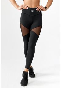 ROUGH RADICAL - Getry damskie legginsy sportowe szybkoschnące fitness Rough Radical Kendi Long. Kolor: czarny. Sport: fitness