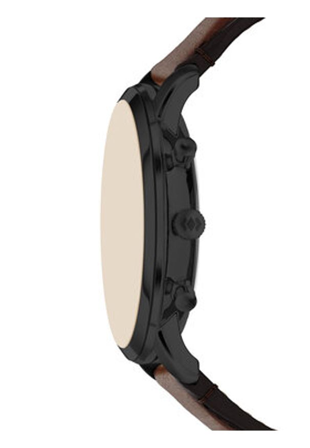 Fossil Zegarek Neutra FS6163 Brązowy. Kolor: brązowy. Materiał: skóra