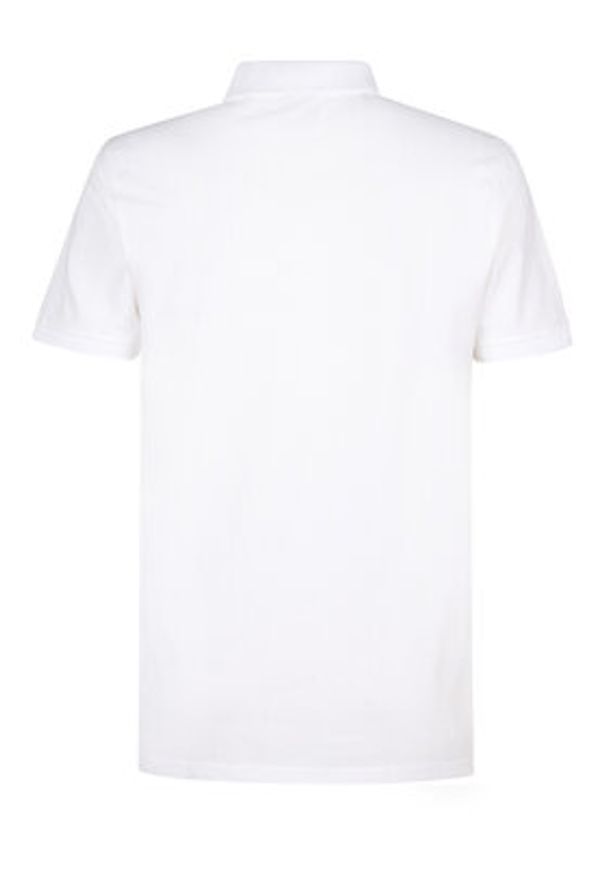 Petrol Industries Polo M-ROS-POL002 Biały Regular Fit. Typ kołnierza: polo. Kolor: biały. Materiał: bawełna