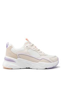 skechers - Skechers Sneakersy BOBS Chill Zone 117041/WNT Beżowy. Kolor: beżowy. Materiał: skóra #1