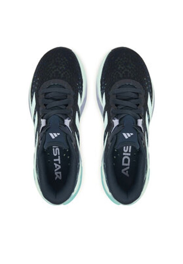 Adidas - adidas Buty do biegania adistar 4 JR0289 Granatowy. Kolor: niebieski. Materiał: materiał