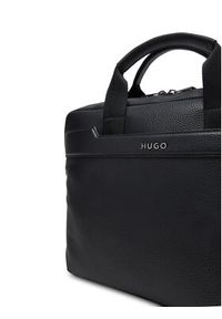 Hugo - HUGO Torba na laptopa 50541947 Czarny. Kolor: czarny. Materiał: skóra #3