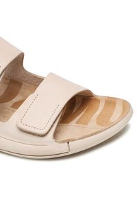 ecco - ECCO Klapki 2ND Cozmo W 20682302378 Beżowy. Kolor: beżowy. Materiał: nubuk, skóra #3