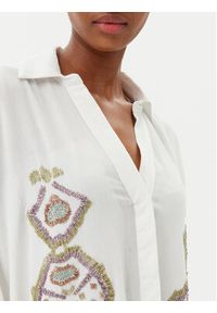 LOLA CASADEMUNT Koszula LS2515008 Biały Relaxed Fit. Kolor: biały. Materiał: wiskoza #5