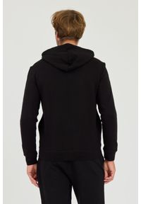Guess - GUESS Czarna męska bluza z kapturem Hooded Sweatshirt, Rozmiar S. Typ kołnierza: kaptur. Kolor: czarny #6