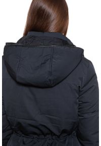 Lee - DAMSKA KURTKA ZIMOWA LEE LONG PUFFER NAVY BLACK L56EVH01. Kolor: niebieski. Sezon: zima #8