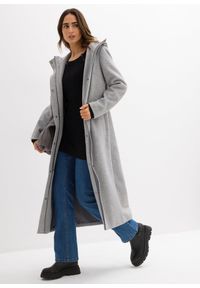 bonprix - Sweter z cienkiej dzianiny 2 w 1 na okres ciąży i podczas karmienia piersią z cienkiej dzianiny. Kolekcja: moda ciążowa. Kolor: czerwony. Materiał: dzianina. Długość rękawa: długi rękaw. Długość: długie. Wzór: ze splotem