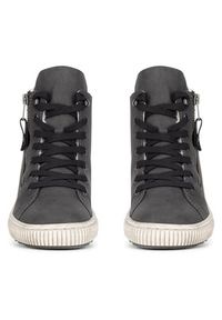 Rieker Trzewiki Z6611-45 Szary. Kolor: szary. Materiał: materiał #4