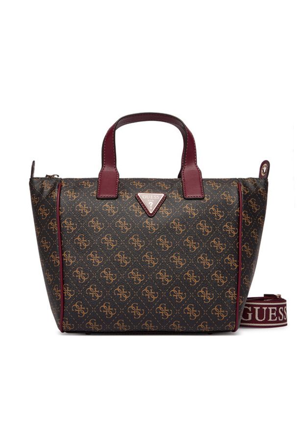 Guess Torebka Follie Travel TWLQ96 76019 Brązowy. Kolor: brązowy. Materiał: skórzane