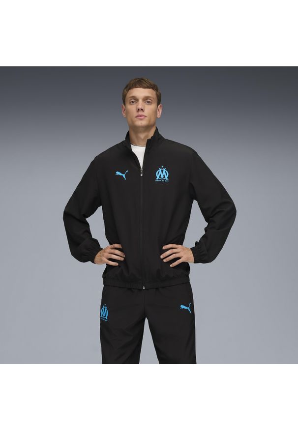 Dres piłkarski Puma Olympique Marsylia 25/26. Materiał: dresówka. Sport: piłka nożna