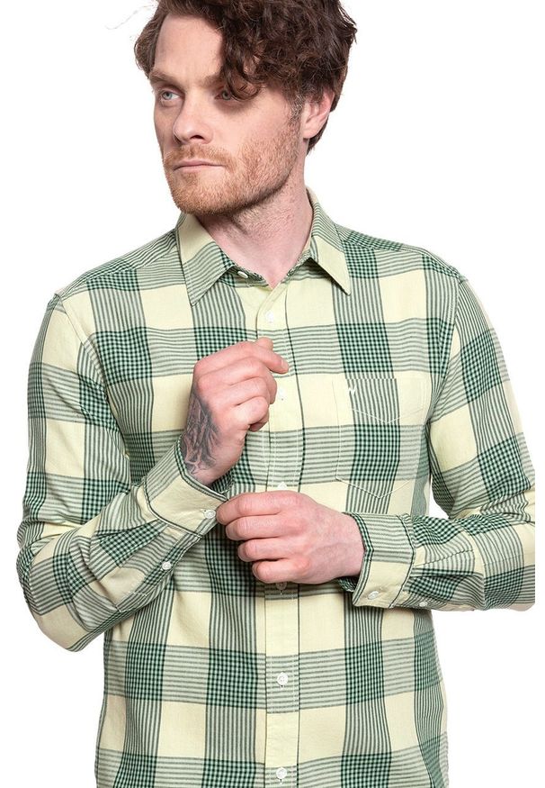 Wrangler - WRANGLER LS 1 PKT SHIRT ARTICHOKE GREEN W5F13OG14 112130112
