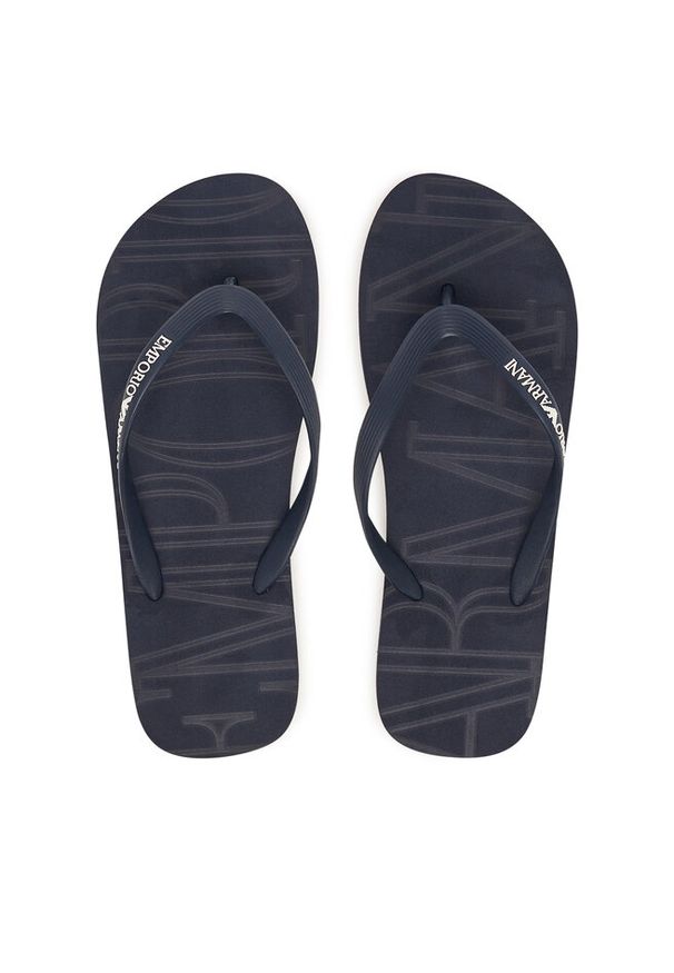 Japonki Emporio Armani. Kolor: niebieski