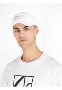 Calvin Klein Czapka z daszkiem Layerd Logo Bb Cap K50K510970 Biały. Kolor: biały. Materiał: bawełna