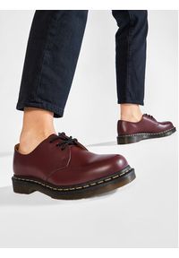 Dr. Martens Glany 1461 11838600 Bordowy. Kolor: czerwony. Materiał: skóra #7