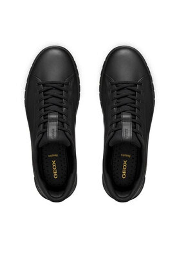 Geox Sneakersy U Flextride Plus U56MAA 0009B C9999 Czarny. Kolor: czarny. Materiał: skóra