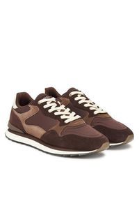 HOFF Sneakersy City Munich 22502613 Brązowy. Kolor: brązowy. Materiał: skóra, zamsz #5
