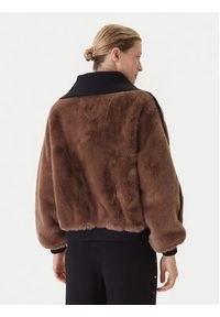 LOLA CASADEMUNT Kurtka przejściowa LF2501014 Brązowy Regular Fit. Kolor: brązowy. Materiał: syntetyk #4