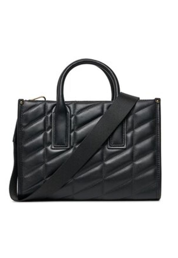 DKNY Torebka Betty Sm Tote R34ABB21 Czarny. Kolor: czarny. Materiał: skórzane