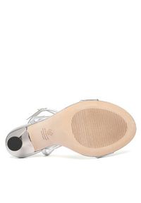 Stuart Weitzman Sandały Naudistini Wrap 100 SM911 Srebrny. Kolor: srebrny. Materiał: lakier, skóra #4