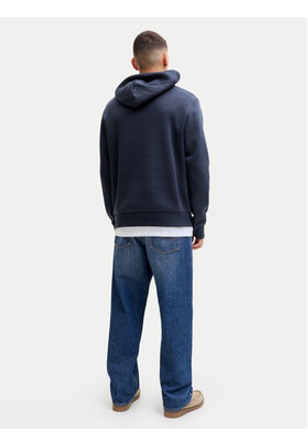 Jack & Jones Bluza Corp Graphic 12268422 Granatowy Regular Fit. Kolor: niebieski. Materiał: syntetyk