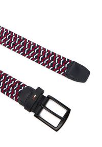 TOMMY HILFIGER - Tommy Hilfiger Pasek Męski Denton Elastic 3.5 AM0AM13946 Kolorowy. Materiał: materiał. Wzór: kolorowy #2