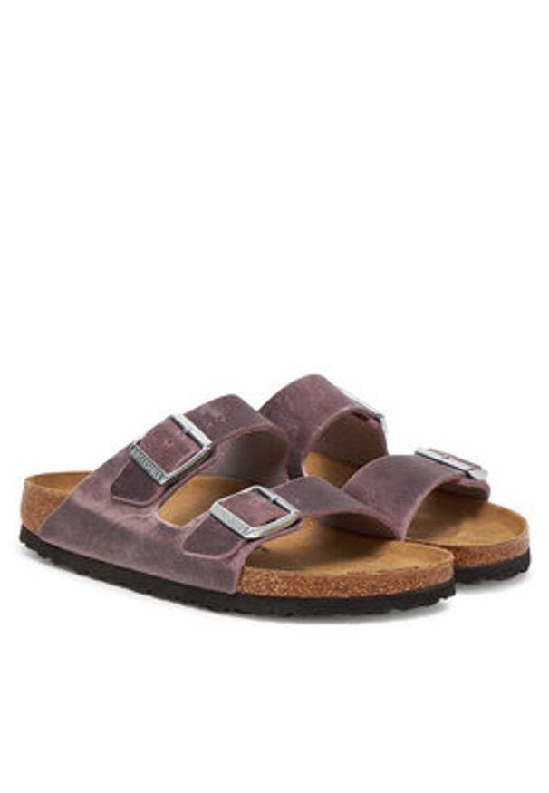 Birkenstock Klapki Arizona 1025490 Różowy. Kolor: różowy. Materiał: skóra