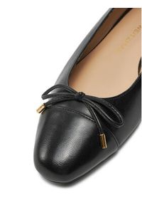 Stuart Weitzman Baleriny Sleek Bow Flat SJ598 Czarny. Kolor: czarny. Materiał: skóra