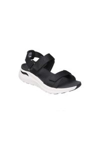 skechers - Sandały Skechers Model Arch Fit 2.0 Kolor Czarny. Kolor: czarny. Materiał: tkanina. Sezon: lato