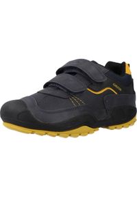 Buty do chodzenia dla dzieci Geox New Savage. Kolor: czarny, niebieski, wielokolorowy, żółty. Sport: turystyka piesza