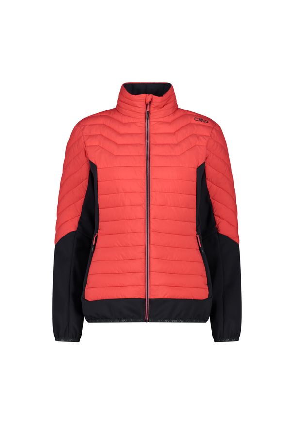 Damska kurtka hybrydowa CMP. Kolor: czerwony. Materiał: softshell
