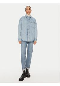 Calvin Klein Jeans Koszula jeansowa J20J224049 Niebieski Relaxed Fit. Kolor: niebieski. Materiał: bawełna