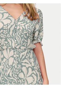 only - ONLY Sukienka letnia 15270519 Beżowy Regular Fit. Kolor: beżowy. Materiał: wiskoza. Sezon: lato