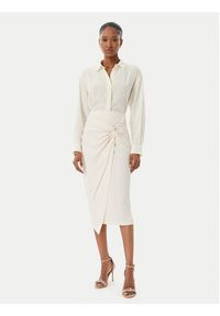 Rinascimento Spódnica midi CFC0123489003 Beżowy Regular Fit. Kolor: beżowy. Materiał: syntetyk #5