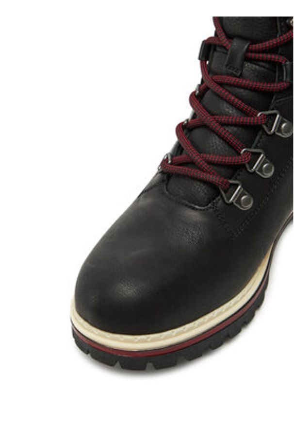 Kimberfeel Trapery Pixie Czarny. Kolor: czarny. Materiał: skóra