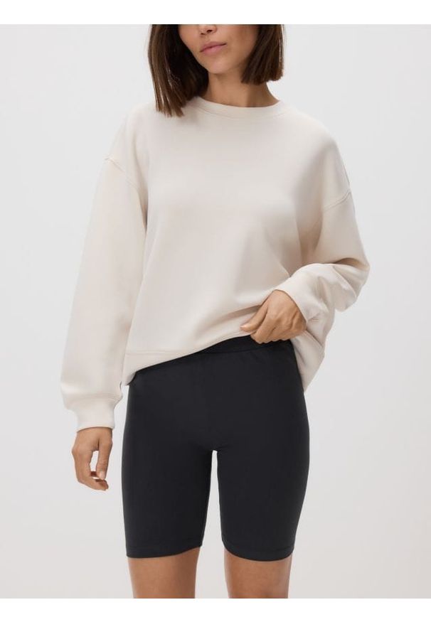 Reserved - Bawełniane kolarki - ciemnoszary. Kolor: szary. Materiał: bawełna