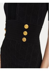 Marciano Guess Sukienka dzianinowa G6YK18 Z1012 Czarny Slim Fit. Kolor: czarny. Materiał: wiskoza #4