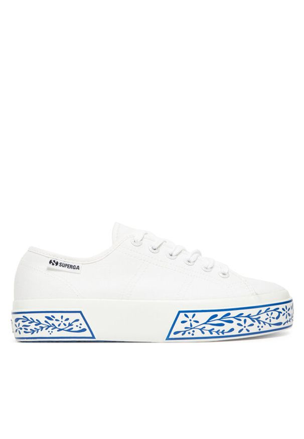 Superga Tenisówki S3146EW 3740 Biały. Kolor: biały. Materiał: materiał