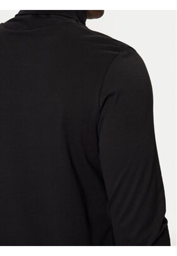 s.Oliver Golf 2153538 Czarny Regular Fit. Typ kołnierza: golf. Kolor: czarny. Materiał: bawełna