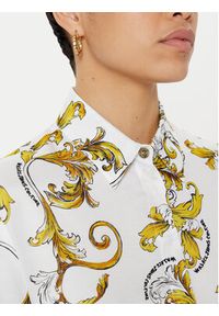 Versace Jeans Couture Koszula 78HAL222 Biały Relaxed Fit. Kolor: biały. Materiał: wiskoza #2