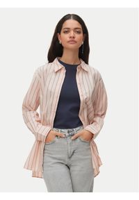 Vero Moda Koszula Elina 10336329 Różowy Loose Fit. Kolor: różowy. Materiał: bawełna #1