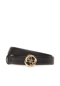 Guess Pasek Damski BW9260 P5325 Czarny. Kolor: czarny. Materiał: skóra