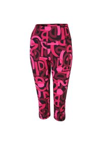 DARE 2B - Damskie legginsy sportowe 3/4 Influential. Kolor: różowy. Materiał: elastan, poliester. Sport: fitness