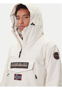 Napapijri Kurtka anorak Rainforest Next NP0A4IB9 Beżowy Regular Fit. Kolor: beżowy. Materiał: syntetyk #4