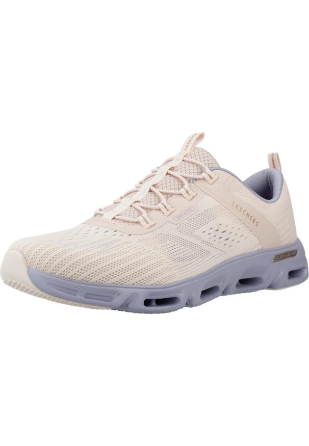 skechers - Buty SKECHERS GILDE STEP GRATIFY Rose. Kolor: różowy. Materiał: tkanina